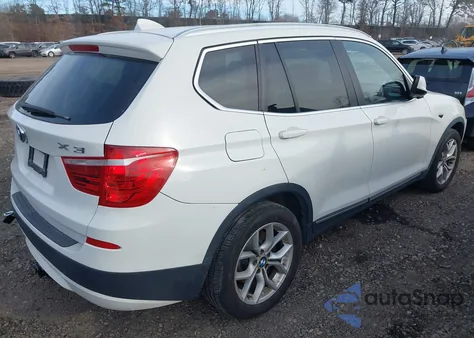 2013 BMW X3 xDrive28I z USA, uszkodzony, nr VIN 5UXWX9C50D0D01778